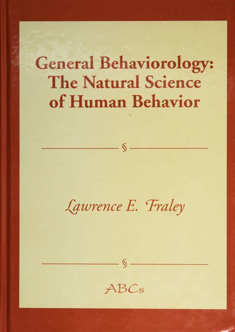 General Behaviorology