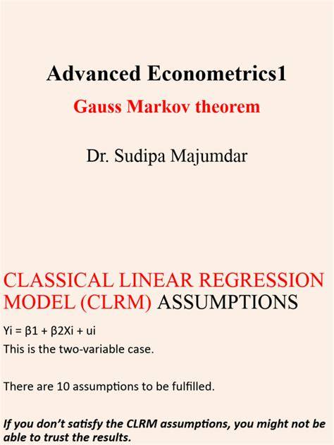 Generalised Gauss-Markov Regression