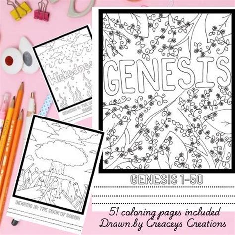 Genesis Coloring Book (Coloring Through The Bible)