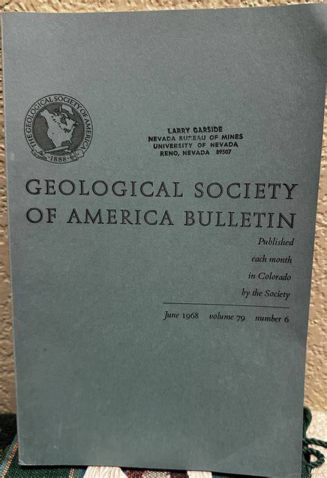 Geological Society Of America Bulletin, Volume 19...