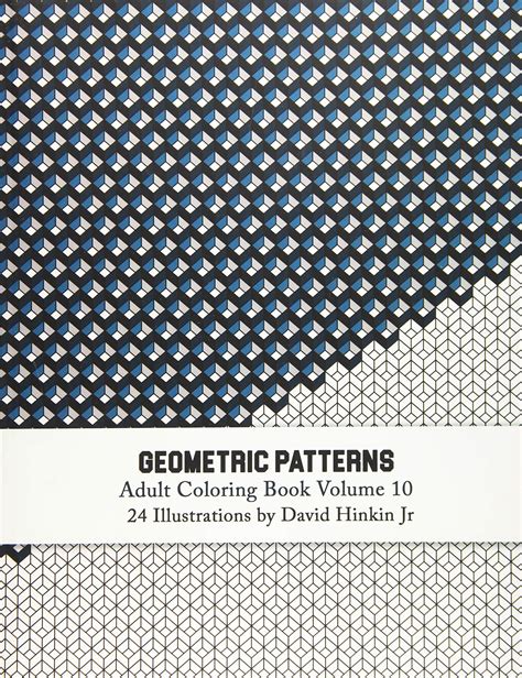Geometric Patterns - Adult Coloring Book - Part 2