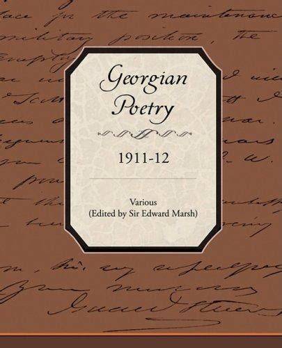 Georgian Poetry 1911-12