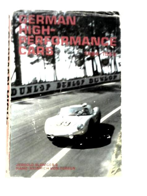 German High-Performance Cars 1894-1965