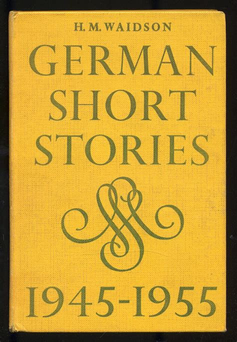 German Short Stories 1945-1955