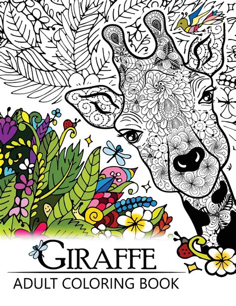 Giraffes love easter too: Coloring book