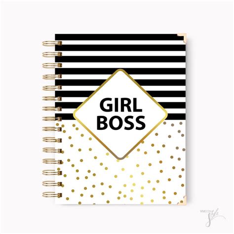 Girl Boss Notebook Journal