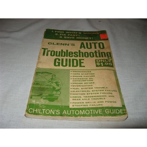 Glenn's Auto Troubleshooting Guide
