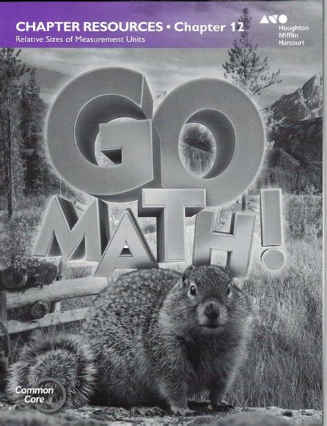 Go Math! Chapter Resources Chapter 12