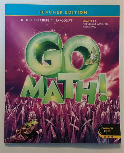 Go Math! Teacher Edition Chapter 12