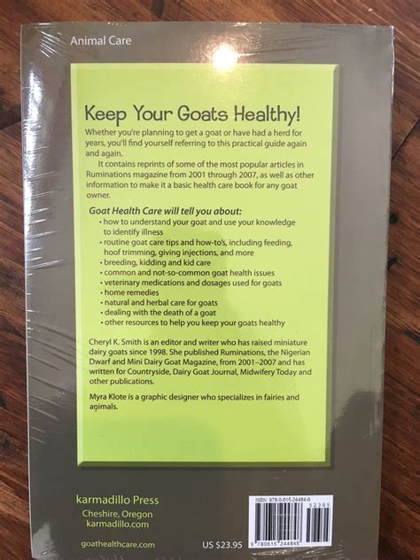 Goat Health Care