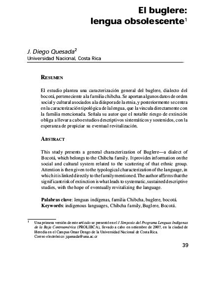 Gramatica Del Buglere