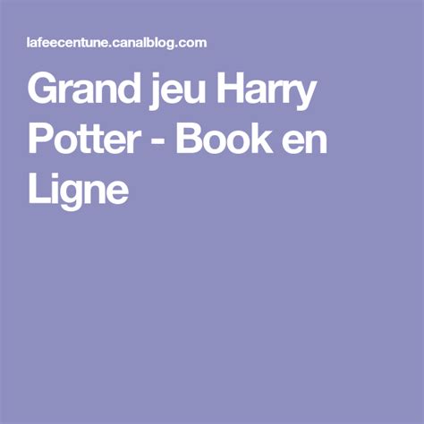 Grand jeu
