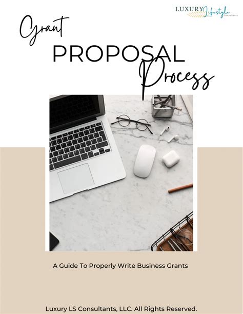 Grant proposal workbook