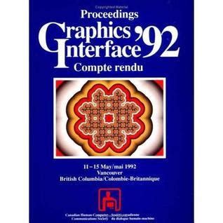Graphics Interface Proceedings, 1988-99