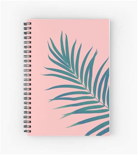 Green Palm Leaf Tropical Design NoteBook