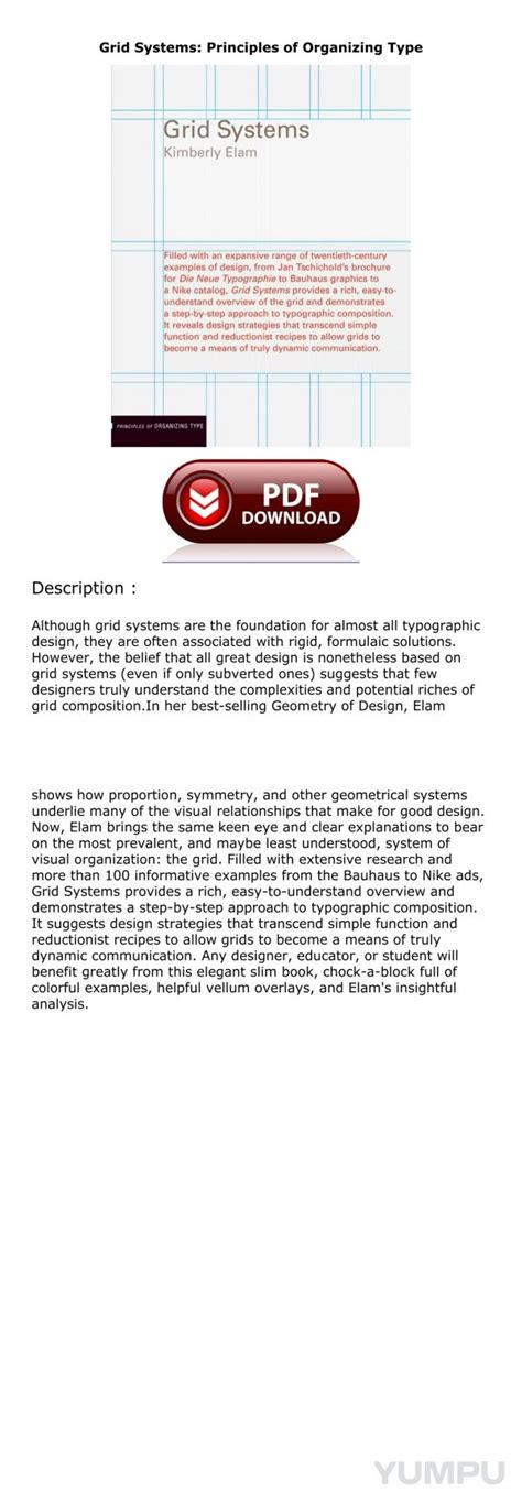 Grid Systems: Principles of Organizing Type