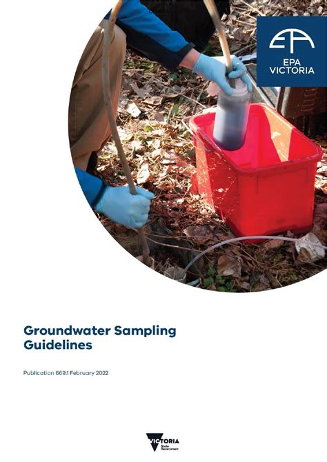 Groundwater sampling procedures guidelines