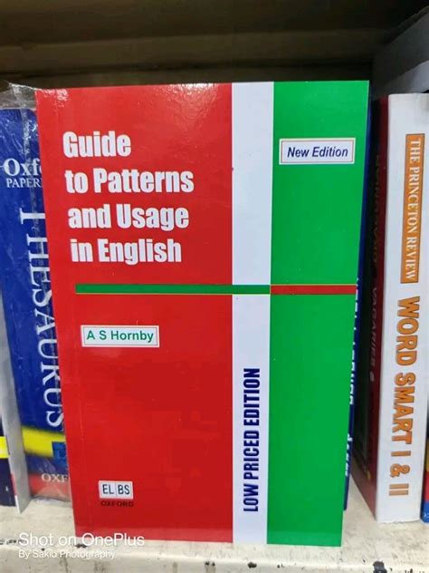 Guide to Patterns and Usage in English