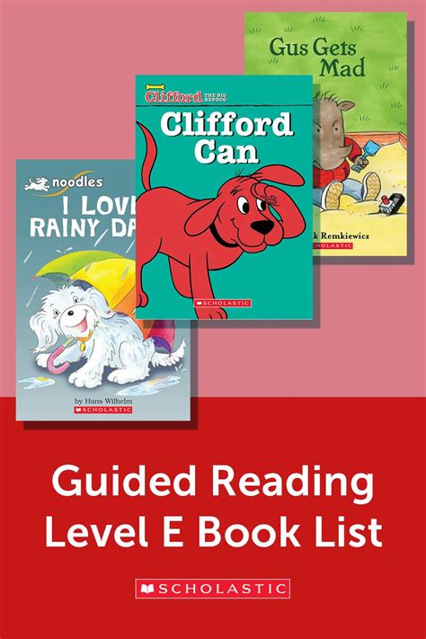 Guided Reading Level E