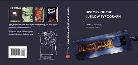 HISTORY OF THE LUDLOW TYPOGRAPH