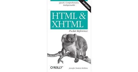 HTML and XHTML Pocket Reference