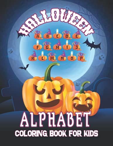 Halloween Alphabet Coloring Book & Tracing Guide
