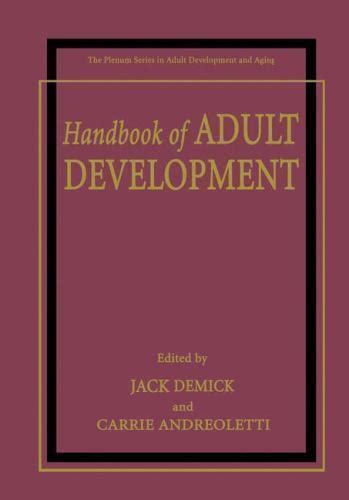 Handbook of Adult Development and Learning