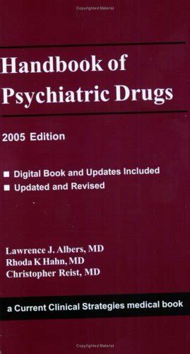 Handbook of Psychiatric Drugs