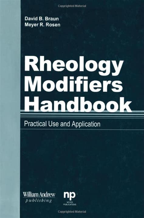 Handbook of Rheology Modifiers