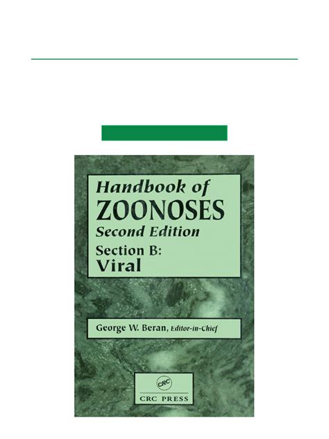 Handbook of Zoonoses, Section B: Viral Zoonoses