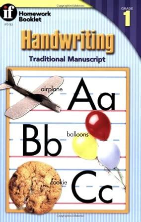 Handwriting Traditional Manuscript Homework Booklet