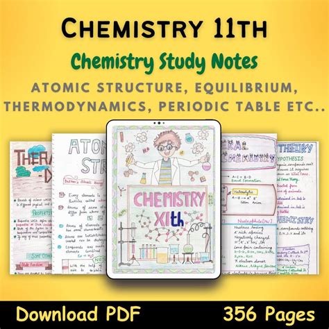 Handwritten Notes of Chemistry-Class 11th