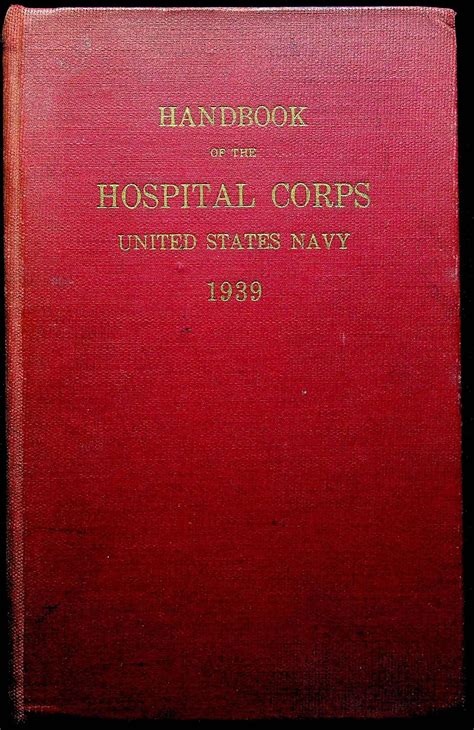 Handy Book for the Hospital Corps