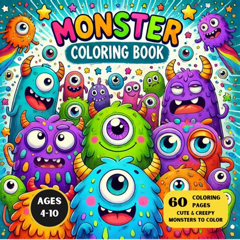 Happy Monsters Coloring Book