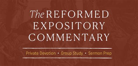 Hebrews: Reformed Expository Commentary