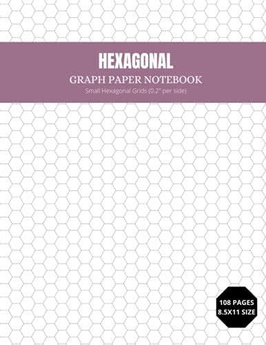 Hexagonal Graph Paper Notebook