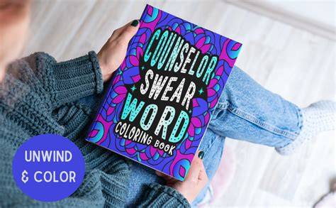 High School Counselor Swear Word Coloring Book