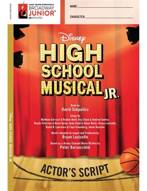 High School Musical Jr. Script