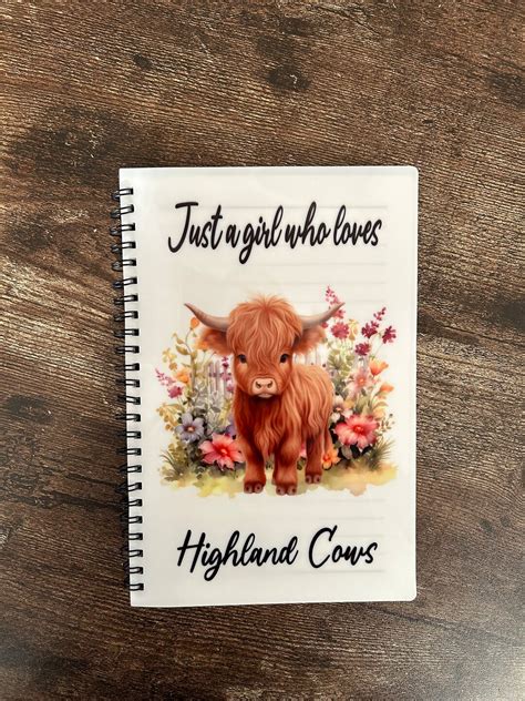 Highland Cow Notebook