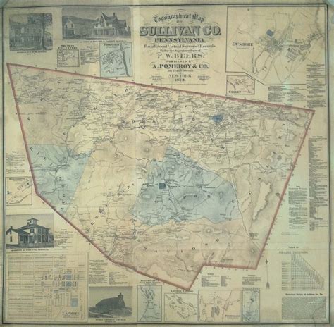 Historical map of Pennsylvania