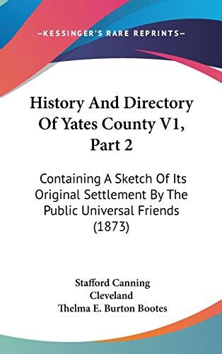 History And Directory Of Yates County