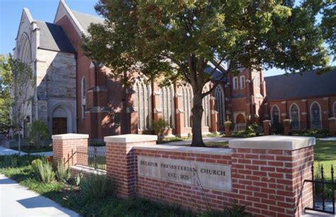 History of the Decatur Presbyterian Church, Decatur, Ga