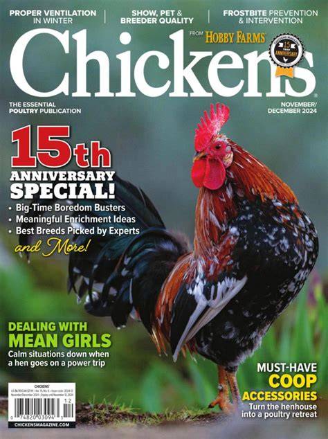 Hobby Farms Chickens Magazine November/December 2020
