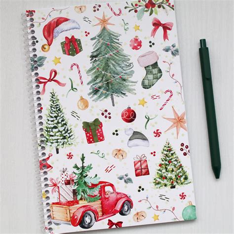 Holiday Notebook: Holiday Themed Notebook