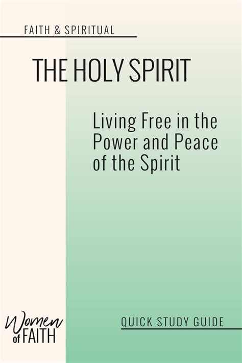 Holy Spirit Study Guide