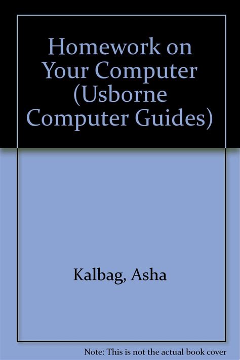 Homework on Your Computer (Usborne Computer Guides)