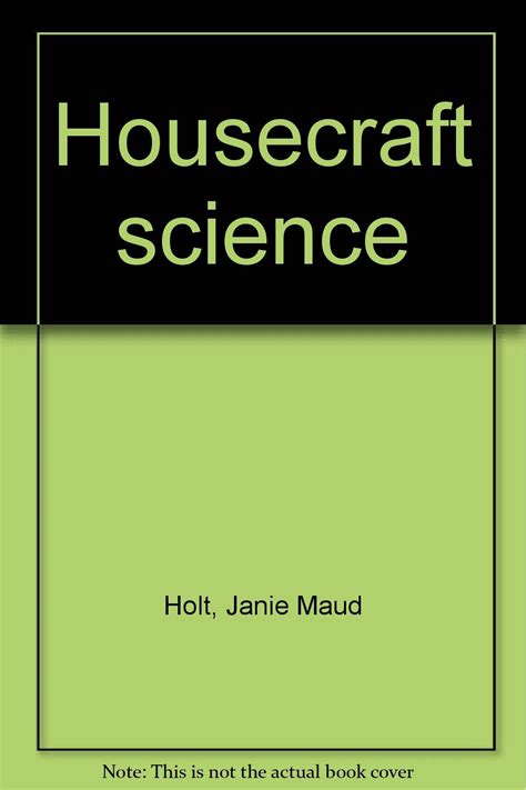 Housecraft Science