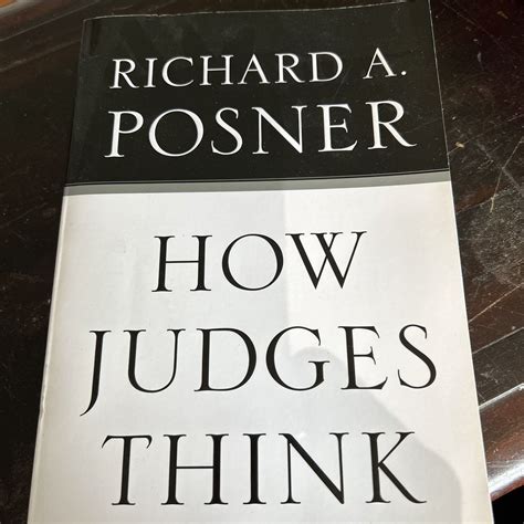 How Judges Think