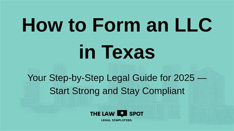 How To Form A Texas LLC