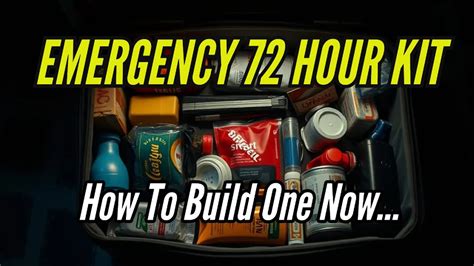 How to Build a 72-Hour Kit